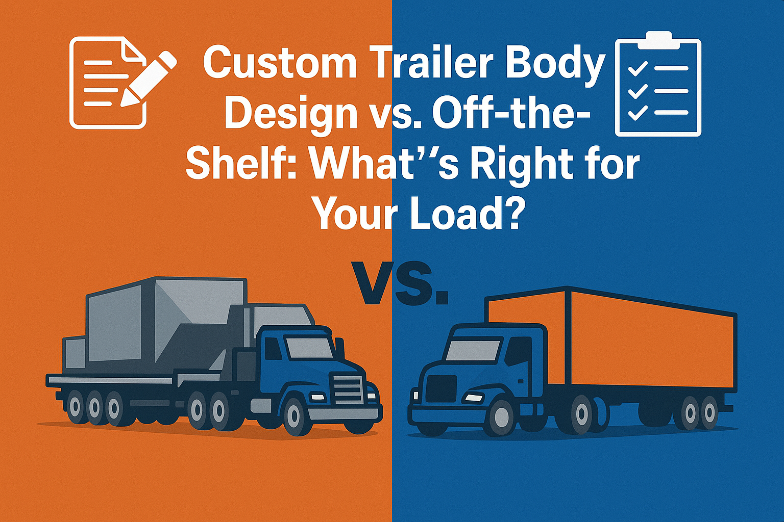 Custom Trailer Body Design vs. Off-the-Shelf: What’s Right for Your Load? ​